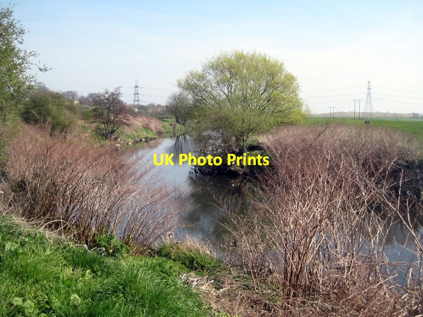 Photo 6"x4" River Calder Bottom Boat c2010