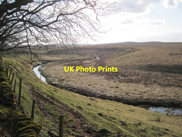 Photo 6"x4" Tipalt Burn near Scotchcoultard Rushey Hill c2010