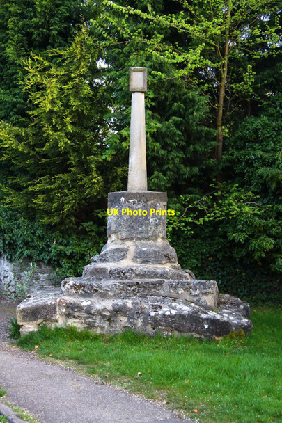 Photo 6"x4" Remains of a cross in Garsington Garsington c2010