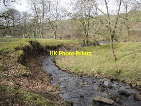 Photo 6"x4" Unnamed Burn flows towards the River Irthing Low Row\/NY5863 c2010