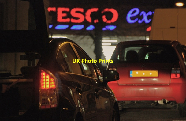 Photo 6"x4" Yeovil: Westminster Street at Night Yeovil c2010