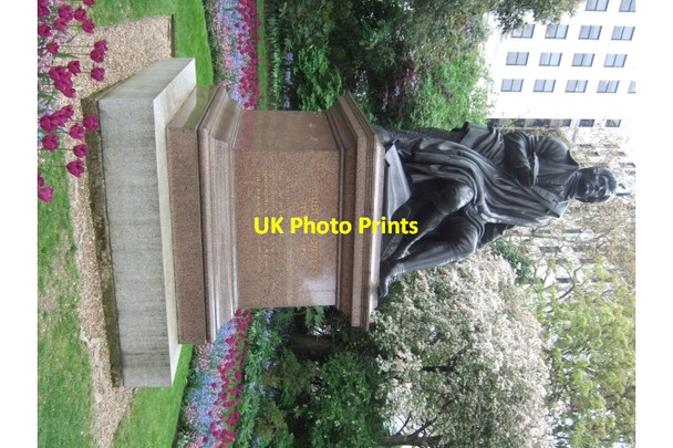 Photo 6"x4" Robert Burns in Victoria Embankment Gardens London c2010