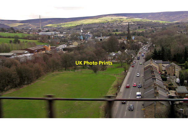 Photo 6"x4" View from Dinting Viaduct Glossop c2006