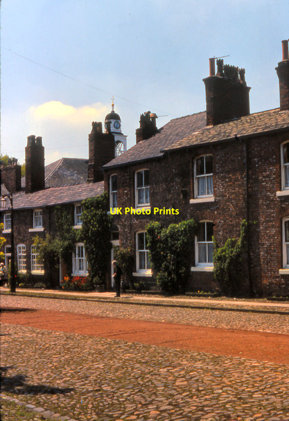 Photo 6"x4" Fairfield Moravian Settlement, Sisters' Street Droylsden c1979