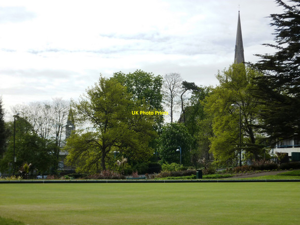 Photo 6"x4" Upton Park Bowling Green Torquay c2010