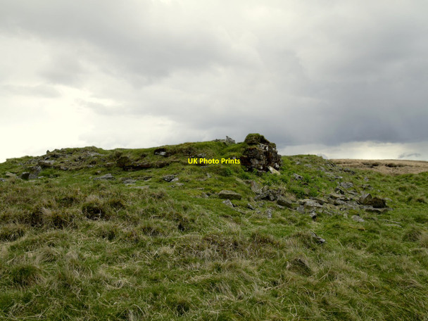Photo 6"x4" Ruin below Great Hill Brinscall c2010