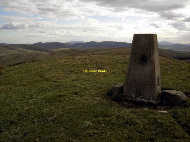 Photo 6"x4" Wether Law trig Halmyre Mains c2010