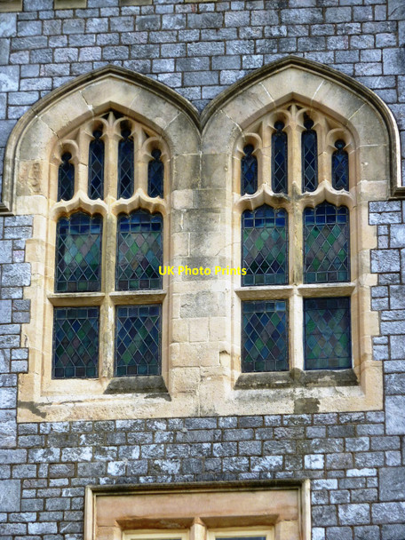 Photo 6"x4" Leaded windows, Castle Chambers, Union Street, Torquay Torquay c2010