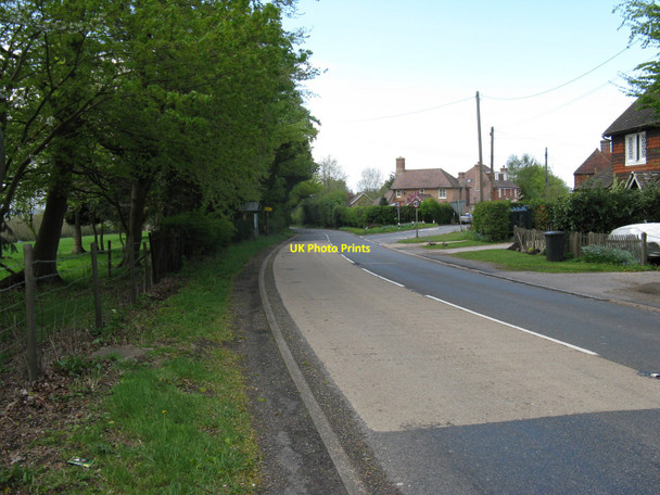 Photo 6"x4" Road junction between the B2102 on the right and the B2192 Blackboys c2010