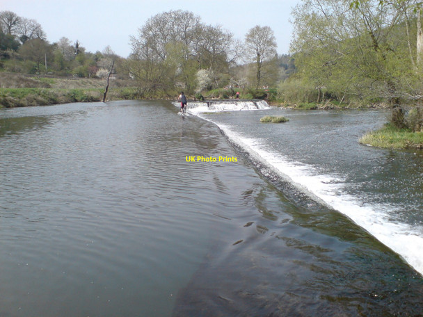 Photo 6"x4" Claverton Weir Warleigh c2010