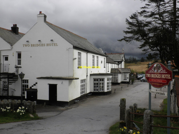 Photo 6"x4" The Two Bridges Hotel, Devon Two Bridges\/SX6075 c2010