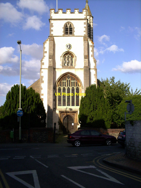Photo 6"x4" Church Tower, All Saints, Wokingham Wokingham c2008