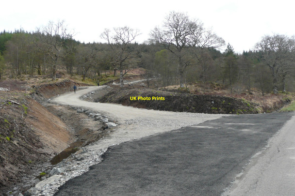 Photo 6"x4" New forestry road Ariundle c2010