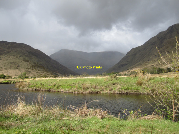 Photo 6"x4" Bundorragha River: the Turn Pool, looking north Leenaun c2010