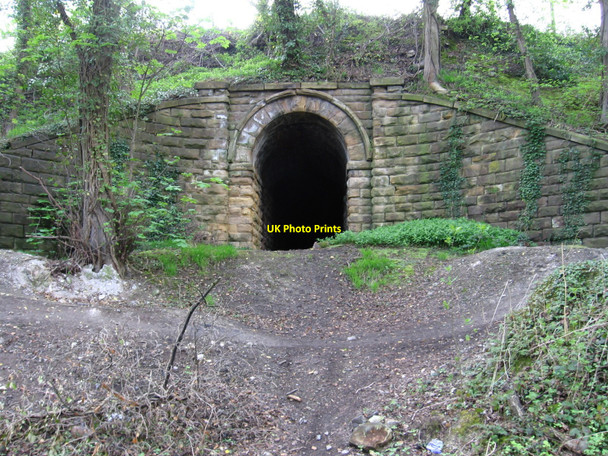 Photo 6"x4" Warmsworth - foot tunnel under railway Conisbrough c2010
