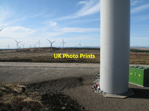 Photo 6"x4" Wind Farm on Corse Hill Corse Hill\/NS5946 c2010