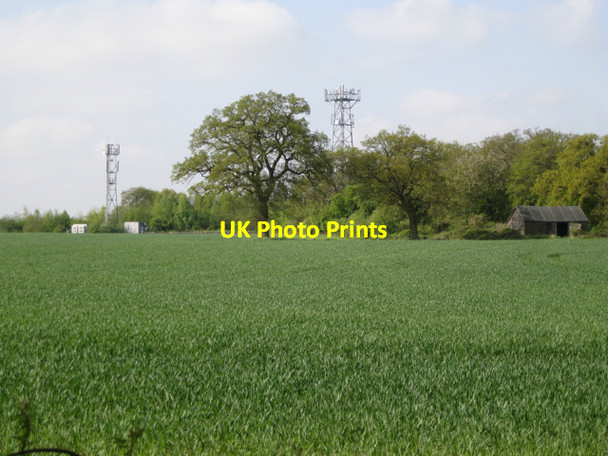 Photo 6"x4" Phone masts by the M40 Budbrooke c2010