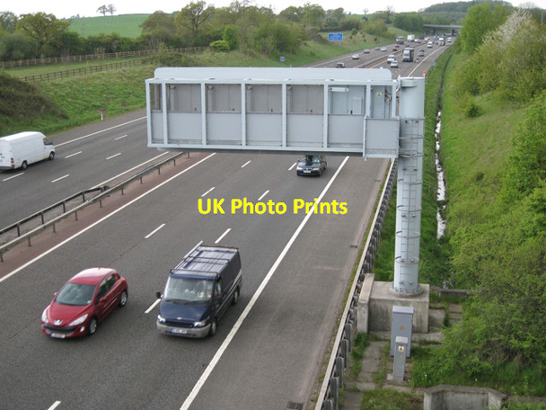 Photo 6"x4" M40 southeast-bound Littleworth\/SP2363 c2010