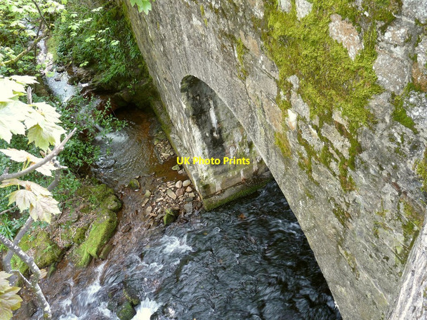 Photo 6"x4" Sticklepath Bridge on the river Taw as seen from downstream Ramsley c2010