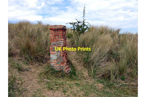 Photo 6"x4" Wartime relic Talacre c2010