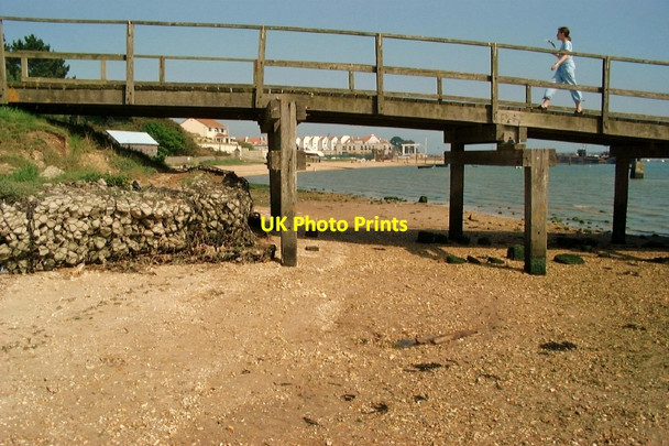 Photo 6"x4" Hamworthy: Along the pier Lake\/SY9890 c1999