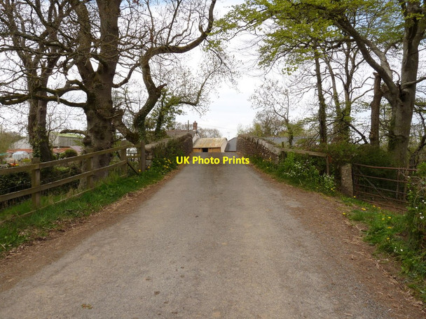 Photo 6"x4" Pecketsford Bridge on the river Taw Rowden\/SX6498 c2010