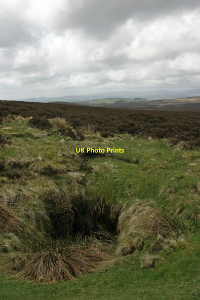 Photo 6"x4" Cateran Hole looking towards Blawearie Eglingham c2010