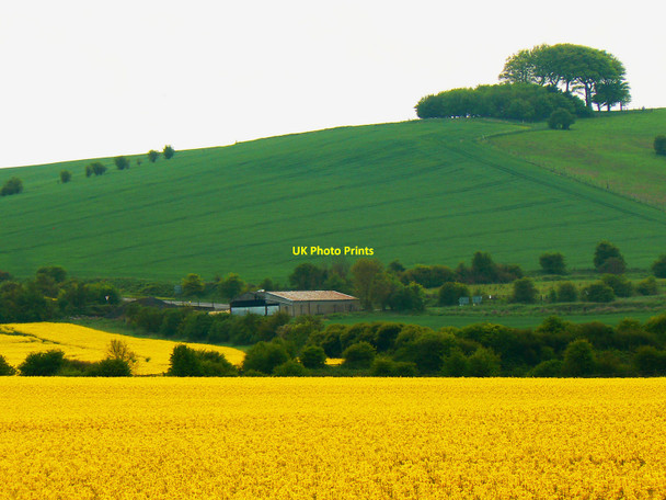 Photo 6"x4" Farm buildings near Liddington Hill, Swindon Liddington c2010