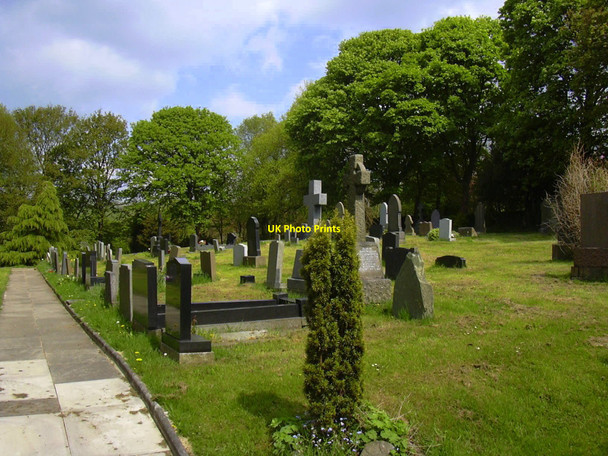 Photo 6"x4" Graveyard, The Parish Church of St John the Evangelist, Higham Higham\/SD8036 c2010