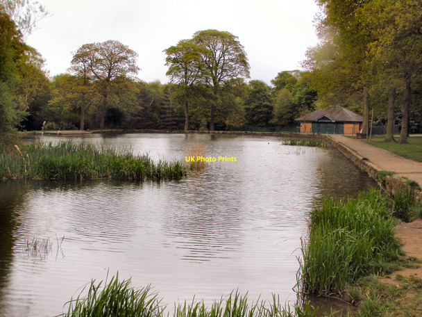 Photo 6"x4" Middleton Park Lake Beeston Park Side c2010
