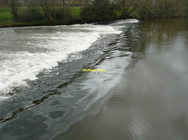 Photo 6"x4" Weir on the River Exe Exeter c2010