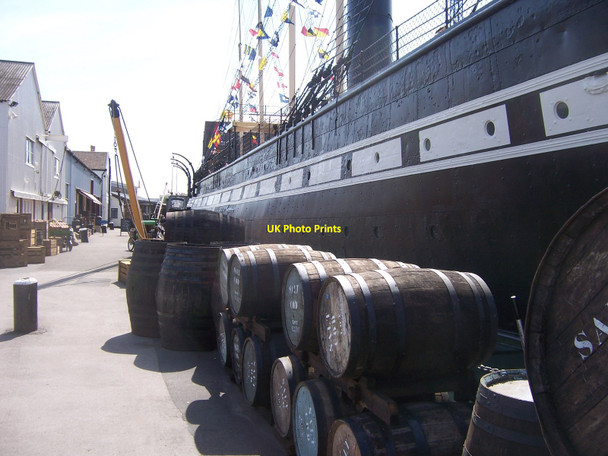 Photo 6"x4" SS.Great Britain Dock Scene Hotwells c2010