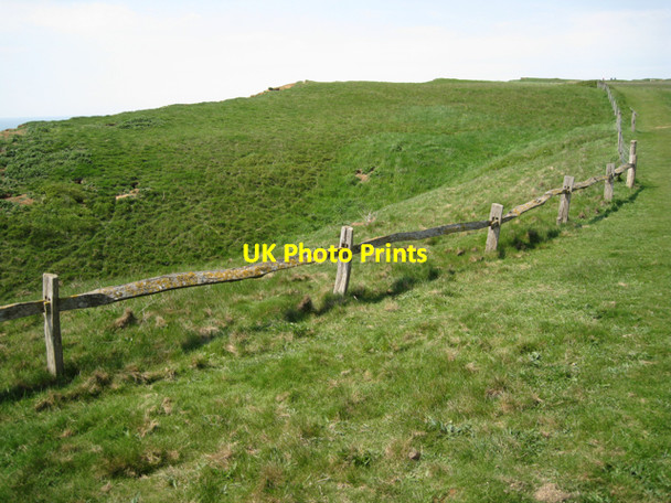 Photo 6"x4" Fences on Seaford Head Seaford c2010