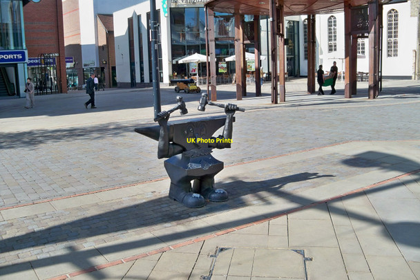 Photo 6"x4" Iron Sculpture - Fareham Fareham c2010
