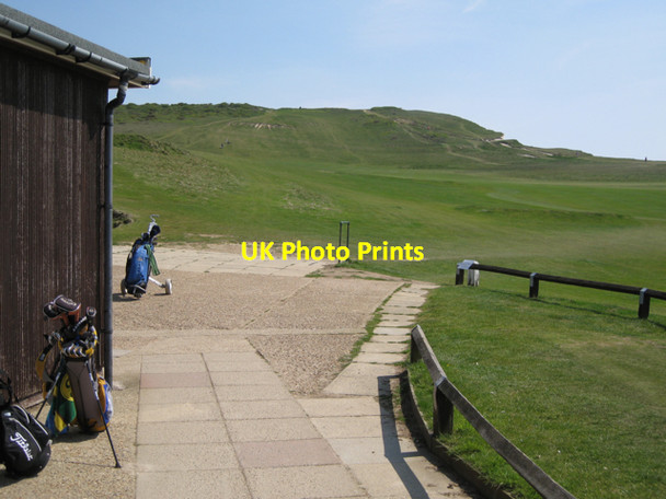 Photo 6"x4" The 18th from the 19th, Seaford Head golf course Seaford c2010