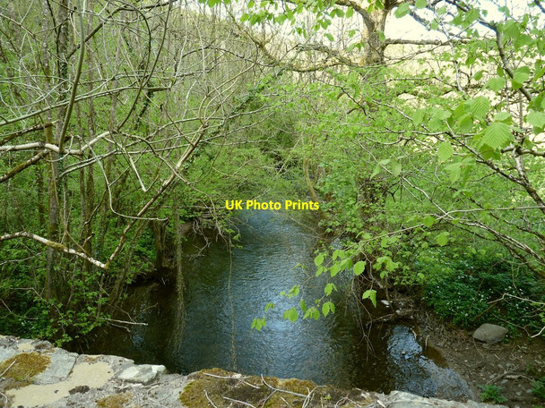 Photo 6"x4" The view upstream from Collard bridge on the river Yeo Goodleigh\/SS5934 c2010