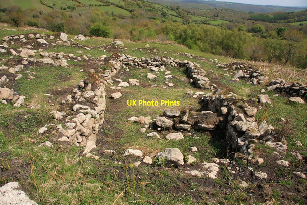 Photo 6"x4" Hound Tor East prehistoric and medieval farmstead Water\/SX7580 c2010