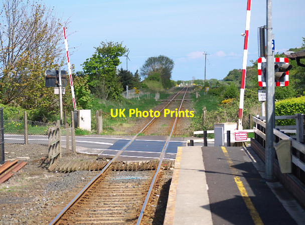 Photo 6"x4" Railway line, Bellarena Bolea c2010