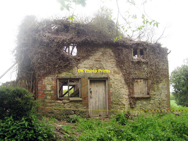 Photo 6"x4" Abandoned House near Hooper's Farm Haxted c2010