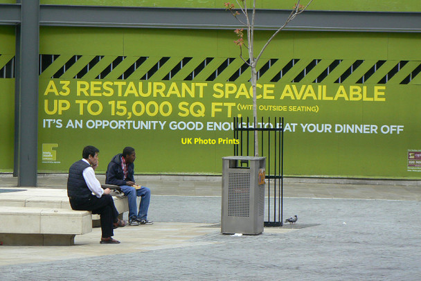 Photo 6"x4" Outside seating Nottingham\/SK5641 c2010