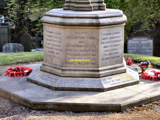 Photo 6"x4" Bradshaw War Memorial - Dedication Bradshaw\/SD7312 c2010