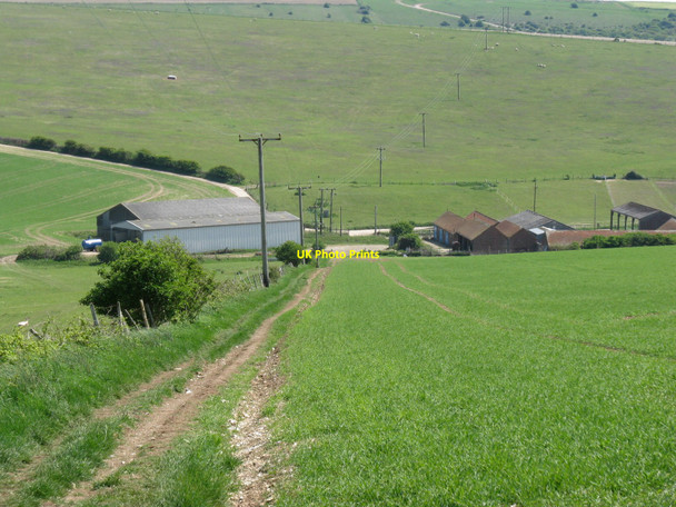 Photo 6"x4" Pickers Hill Farm Saltdean c2010