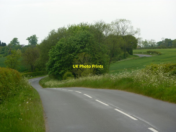 Photo 6"x4" Country road towards Grove Little Gringley c2010