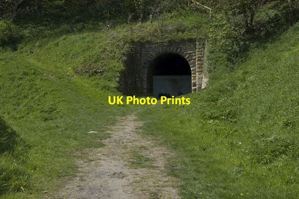 Photo 6"x4" Disused tunnel entrance Whitby to Middlesbrough railway Goldsborough\/NZ8314 c2010