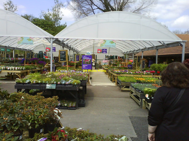 Photo 6"x4" Plant stands at Wyevale Garden Centre Great Gaddesden c2010