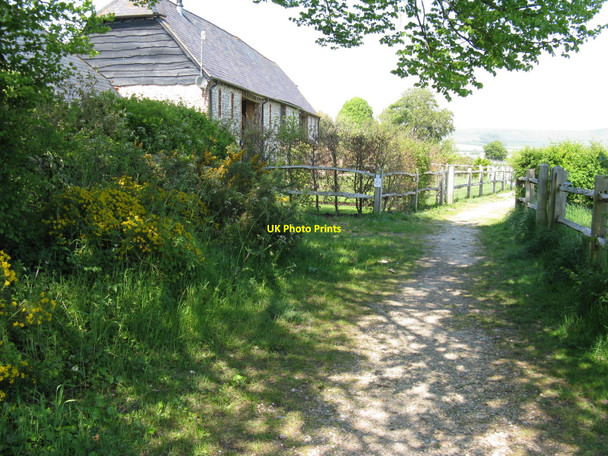 Photo 6"x4" Converted barn at Rodmell Southease c2010