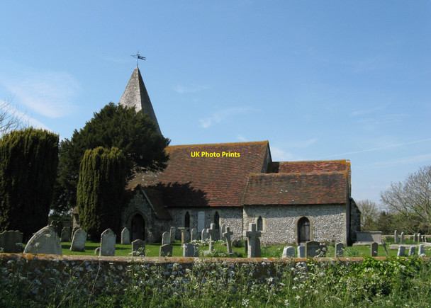 Photo 6"x4" Church of St Peter Rodmell Southease c2010
