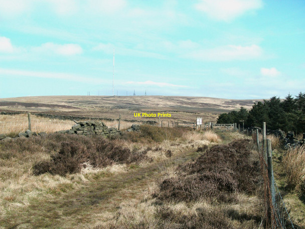 Photo 6"x4" Footpath near White Brow Montcliffe c2010