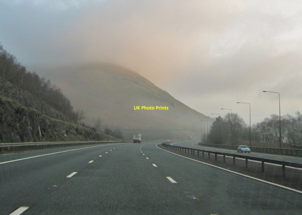 Photo 6"x4" Misty morning on the M6 Low Borrowbridge c2010