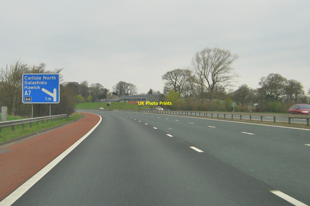 Photo 6"x4" One mile south of junction 44 on the M6 Brunstock c2010